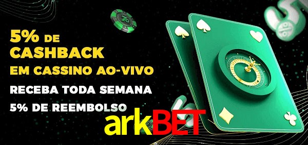 Promoções do cassino ao Vivo arkbet